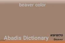 beaver color
